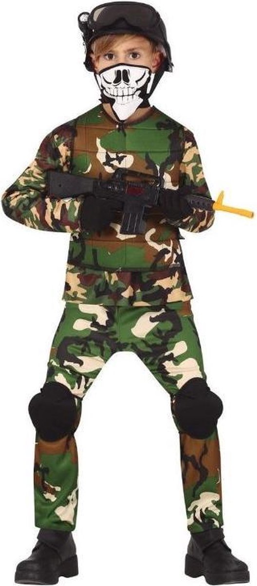 Fiestas Guirca Verkleedpak Leger Jongens Polyester Maat 116