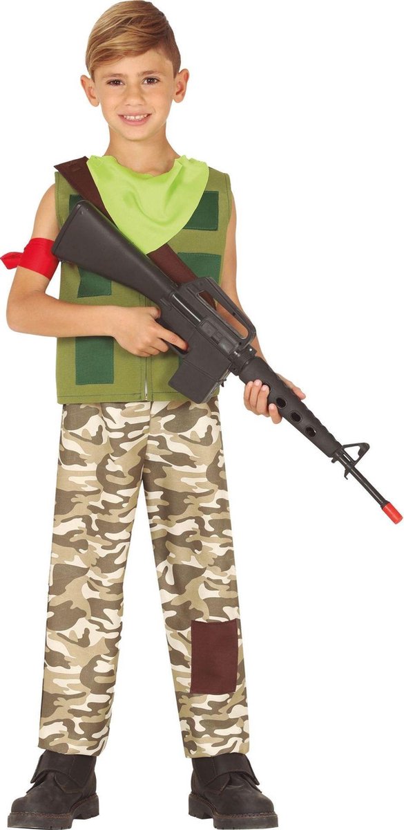 Fiestas Guirca Verkleedpak Soldaat Jongens Polyester Mt 158/164