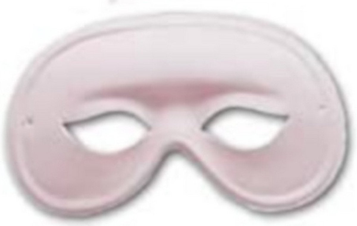 masker Domino polyester roze one-size
