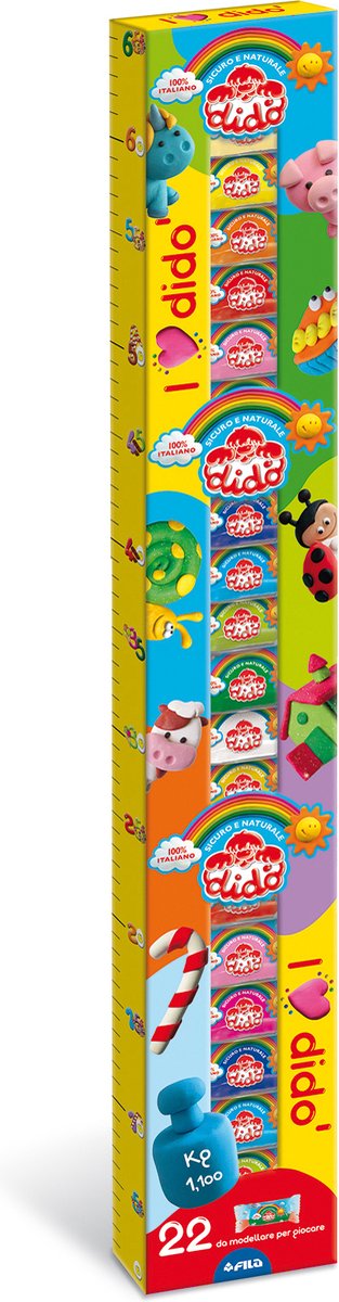 FILA 349800, Boetseerklei, Meerkleurig, Kind, 3 jaar, Jongen/meisje, Italië