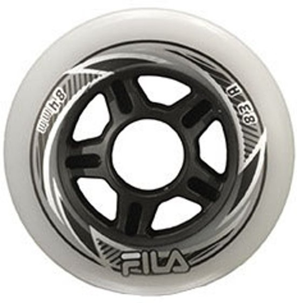 Fila Wiel Skates 84 Mm Wit 8 Stuks