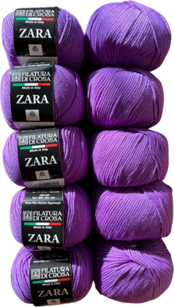 Filatura Di Crosa Zara Viola (0046) Pack Of 10
