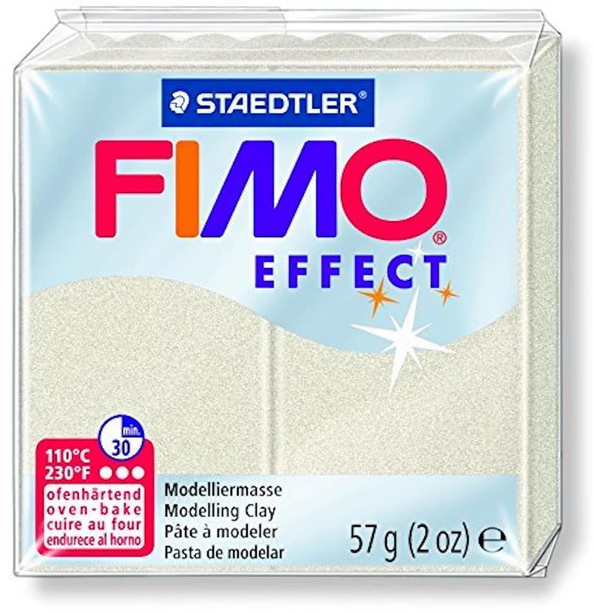 Fimo effect boetseerklei 57 g metallic parelmoer