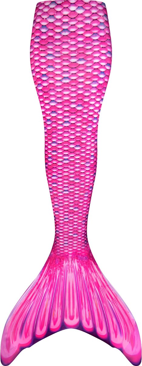 Fin Fun zeemeerminstaart Malibu Pink set kinderen maat 10 (134-146) met Fin Fun Monovin junior met voetvakje