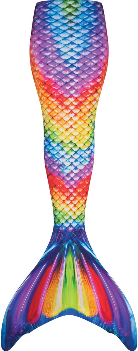 Fin Fun zeemeerminstaart Regenboog set