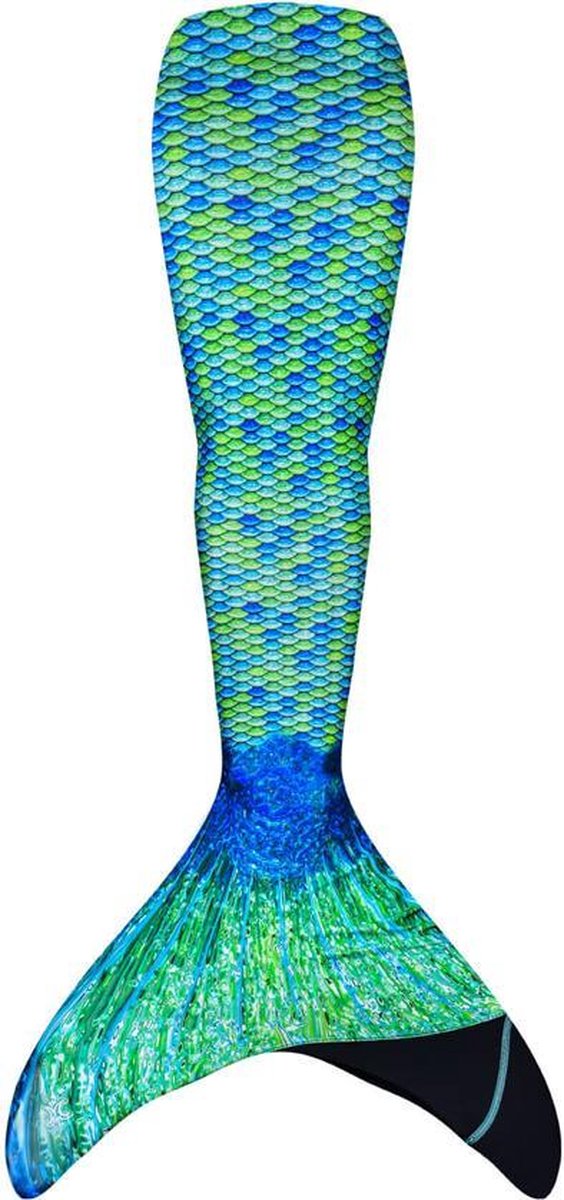 Finfun Zeemeerminstaart met Monovin - Mermaid Tail Aussie Green - Zeemeermin Staart Kind Maat 122-134 (M)