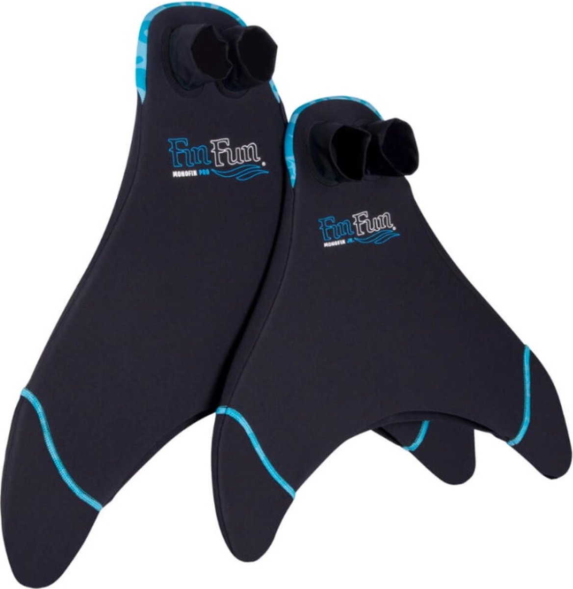 Zeemeerminstaart voor maat - Fin Fun set met monovin met voetvakjes