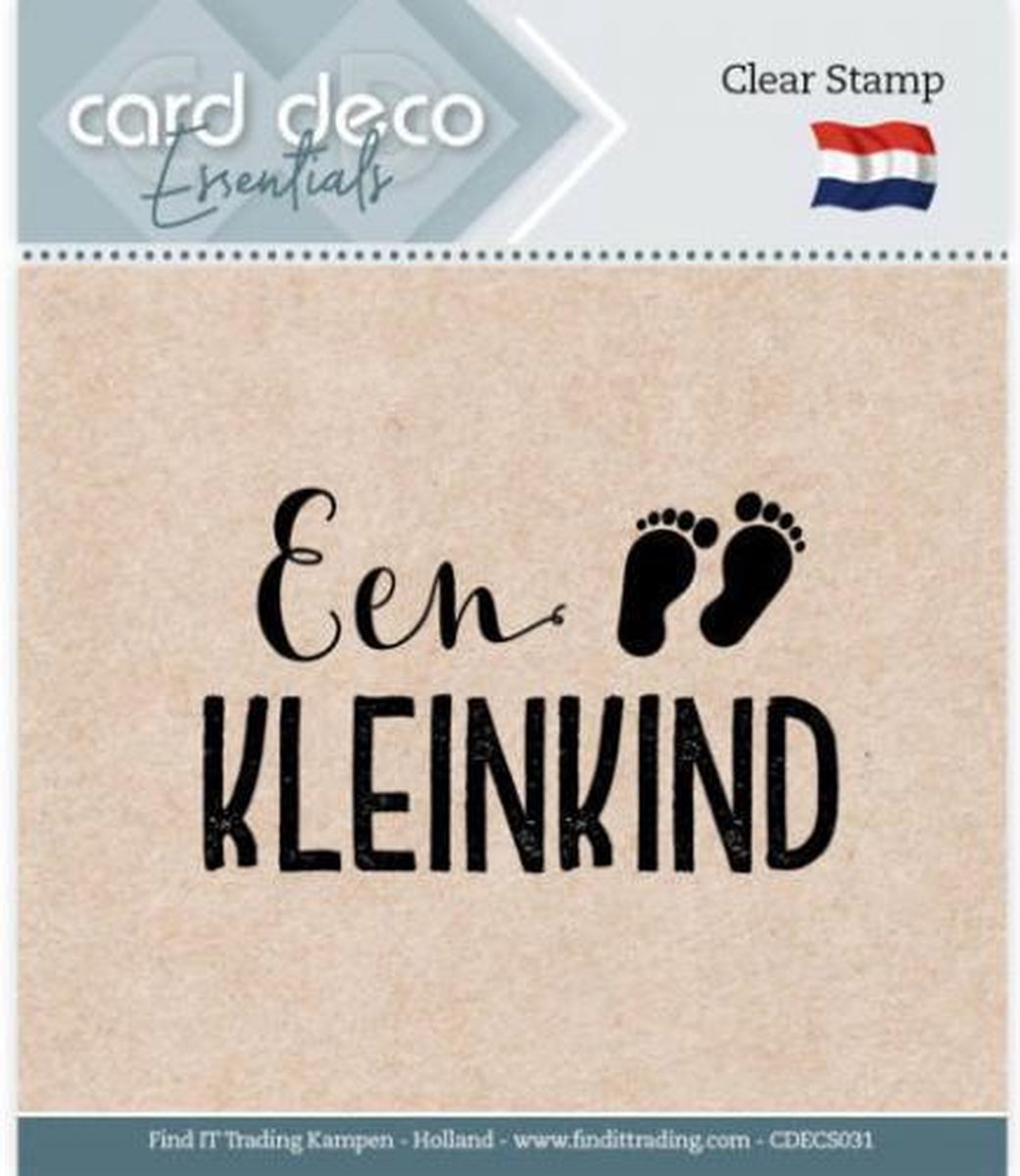 Card Deco Essentials - Clear Stamps - Een Kleinkind