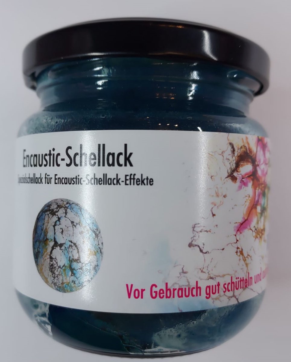 Encaustic Schellack Petrol - 100ml