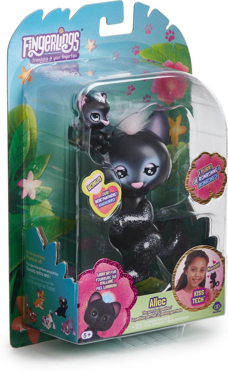 WowWee Fingerlings Zwarte Panter en Mini