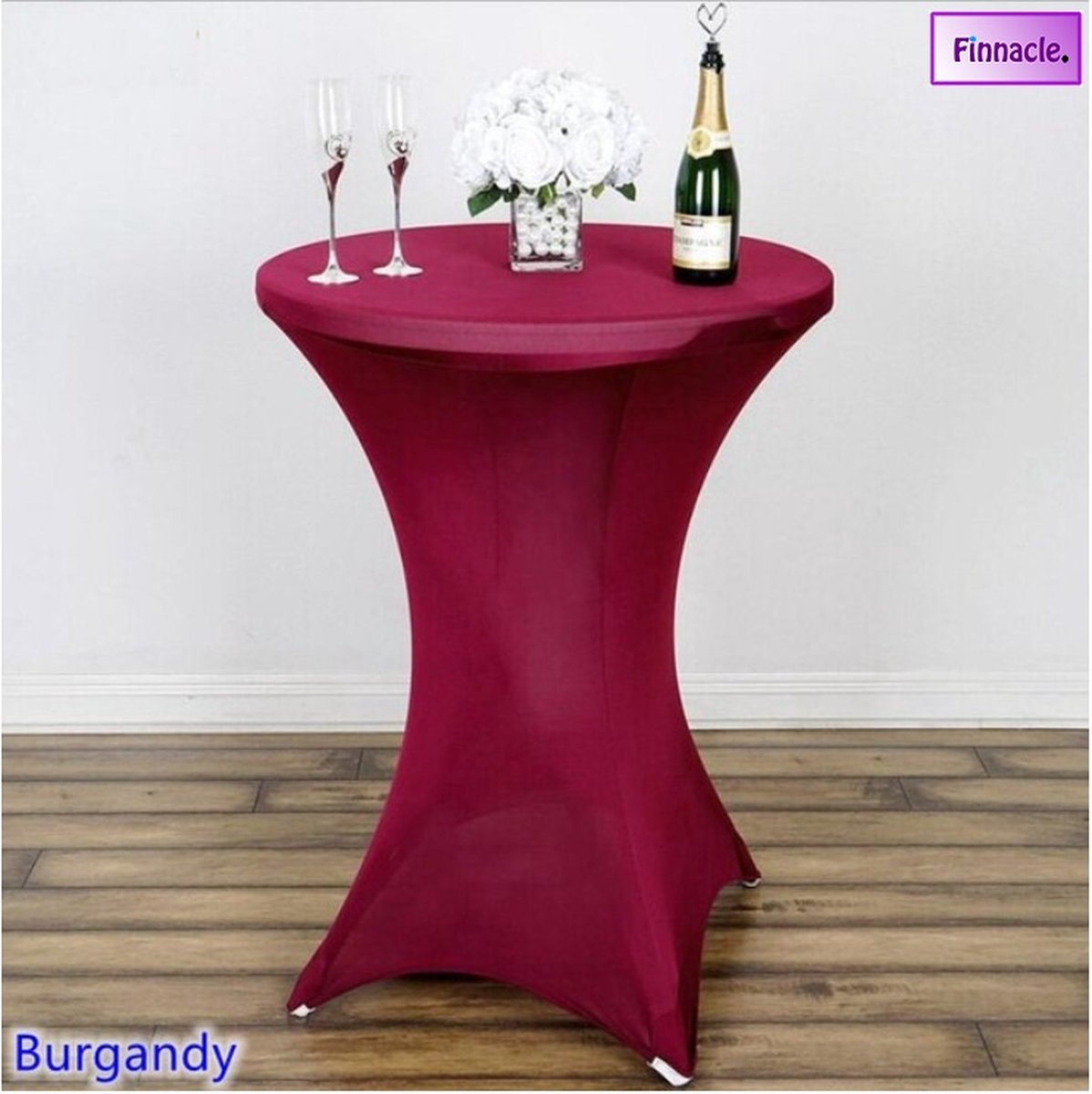 Finnacle - Statafel Rok - Statafelhoes - tafelrok - Wijnrood