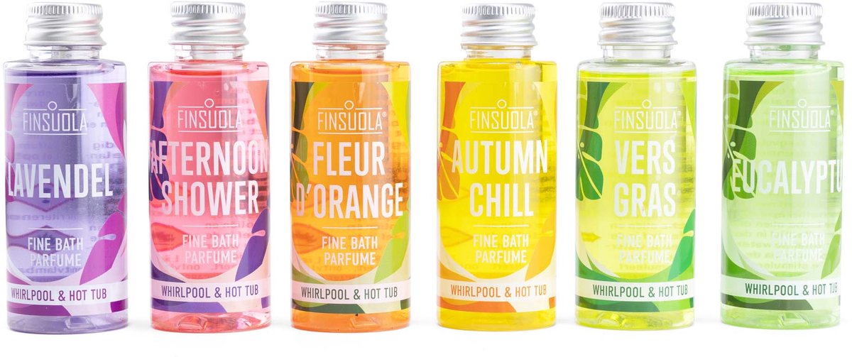   cadeauset spa geuren 6 x 60 ml