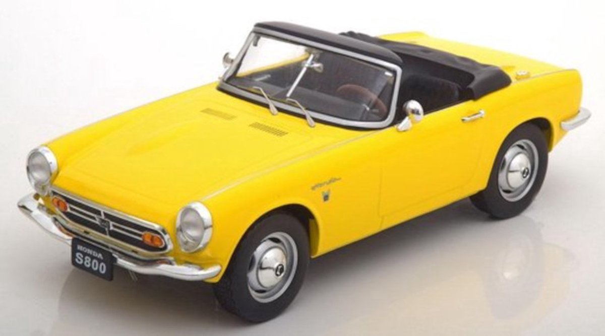 Honda S800 1966 Geel - Model 1/18 - First:43