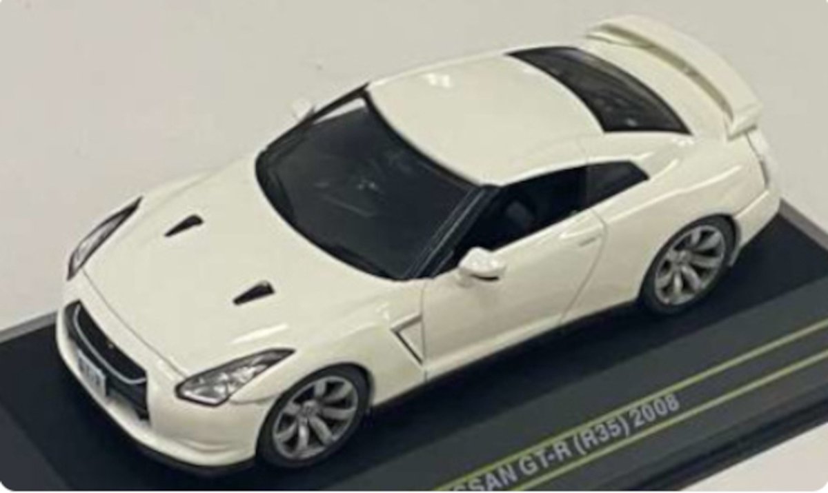 Nissan GT-R R35 2008 Wit - Model 1/43 - First:43