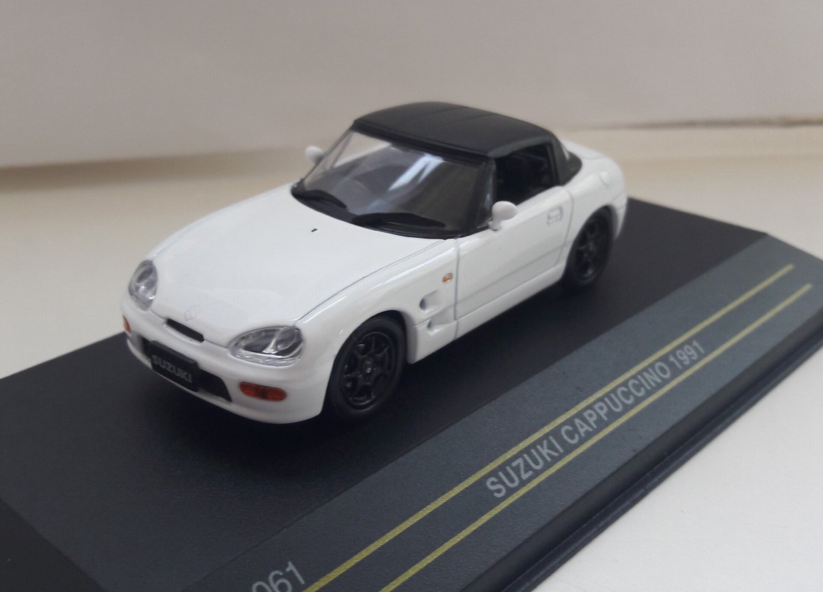 Suzuki Cappuccino 1991 Wit - Model 1/43 - First:43