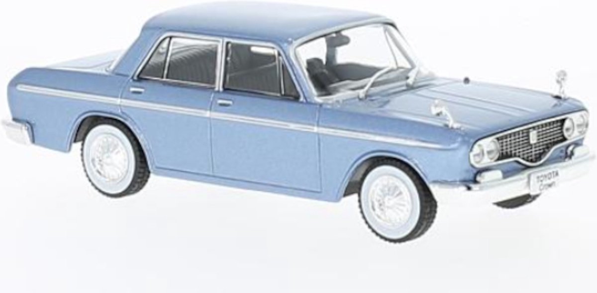 Toyota Toyopet Crown 1962 Licht Blauw - Model 1/43 - First:43