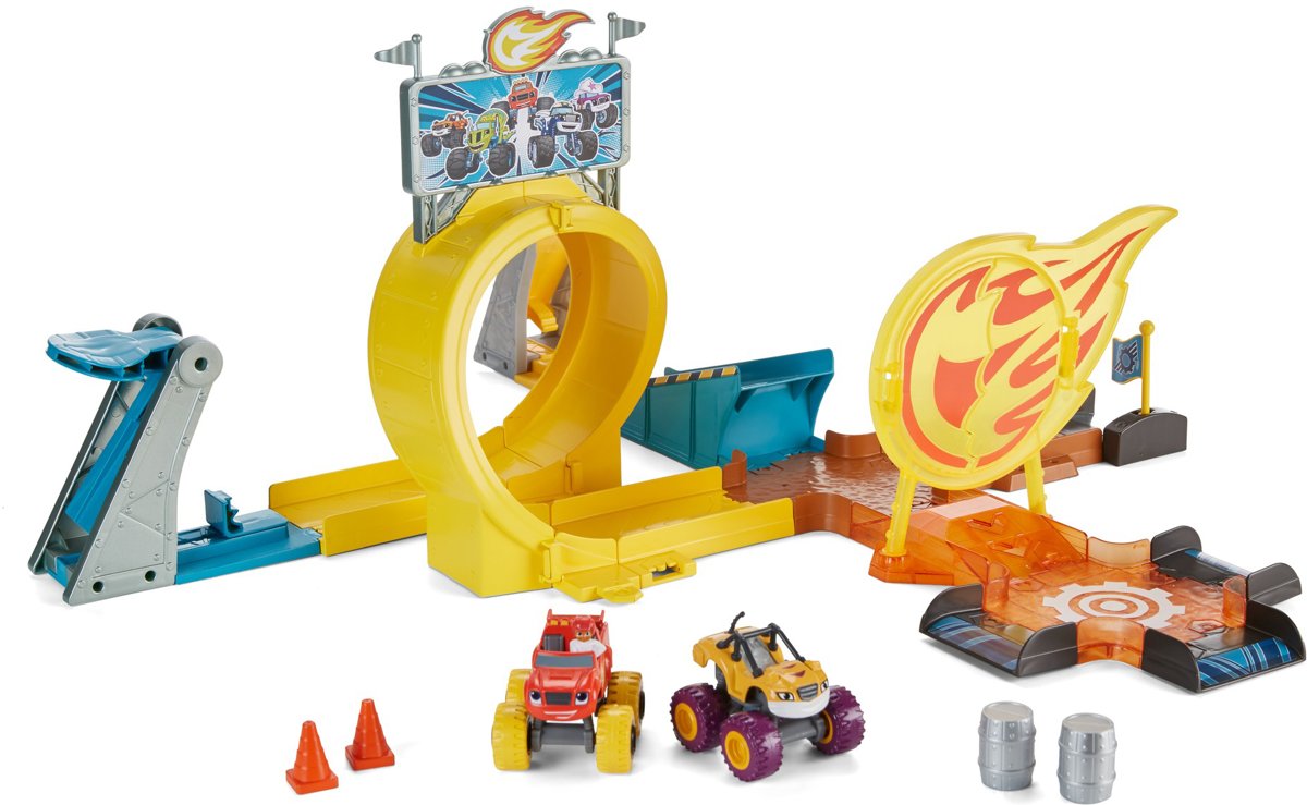 Fisher-Price Blaze en de Monsterwielen Axel City Stuntbaanset - Racebaan