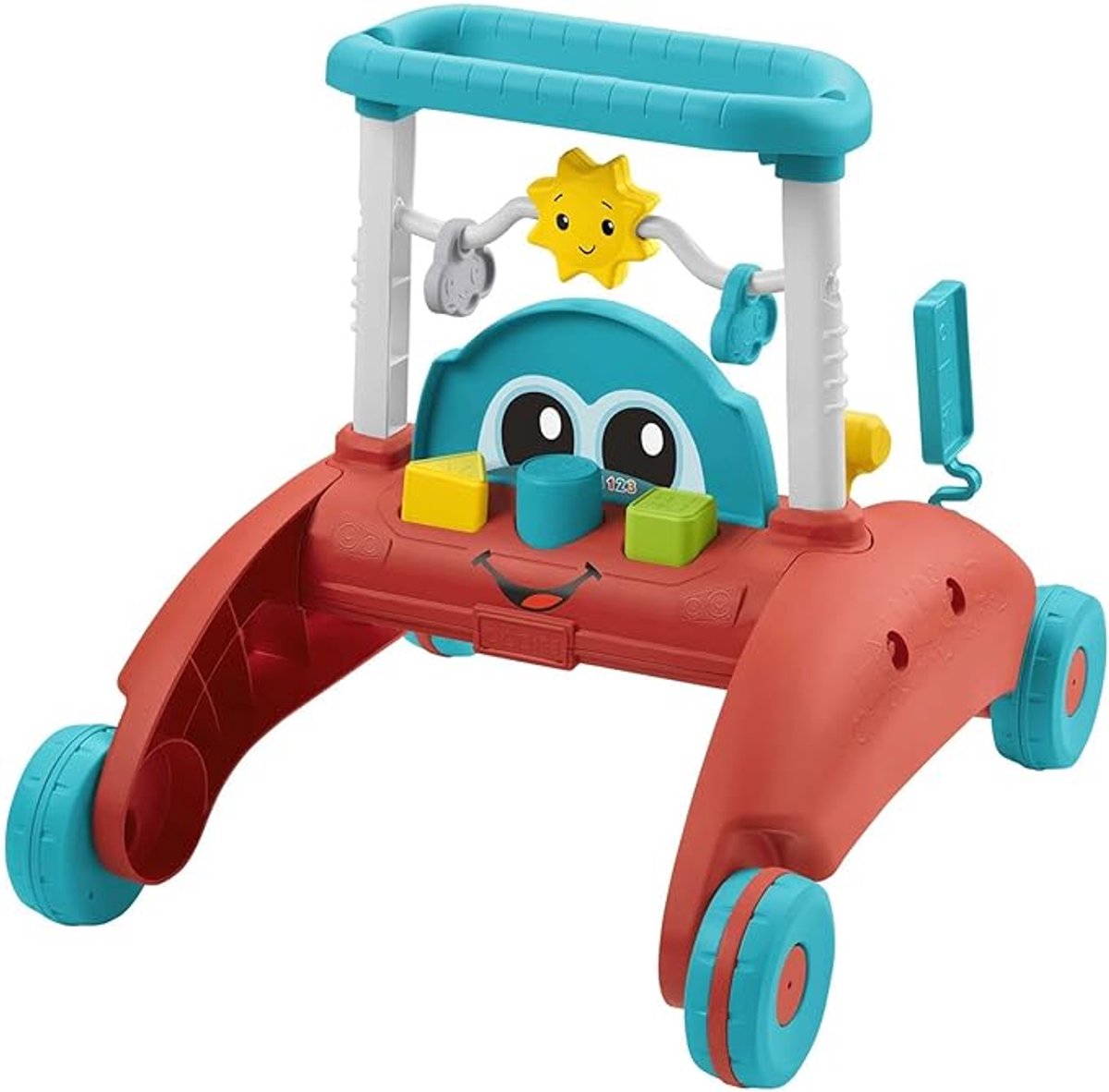 Fisher-Price Dubbelzijdige Loopwagen Auto™ talen PL/EN/ENG/HU/EN (Geen Nederlands)