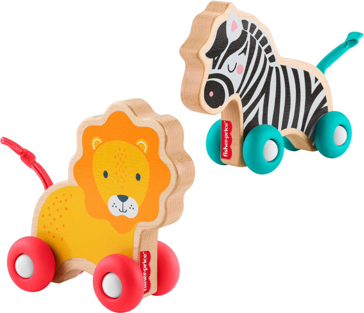 Fisher-Price Houten Duwdieren