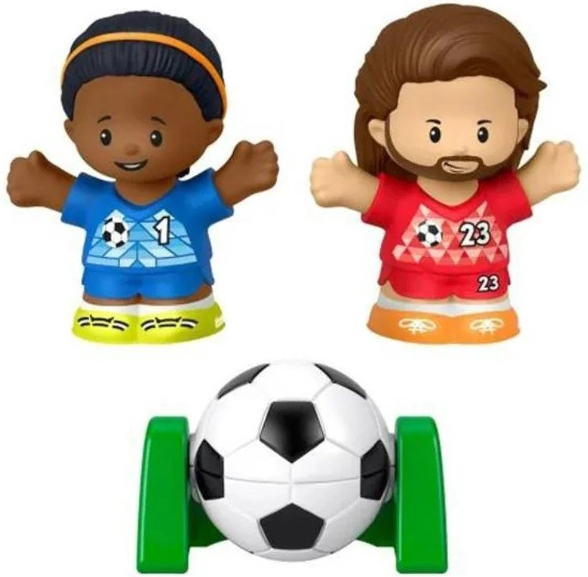 Fisher Price Little People voetballers - 2 pack met accessoire