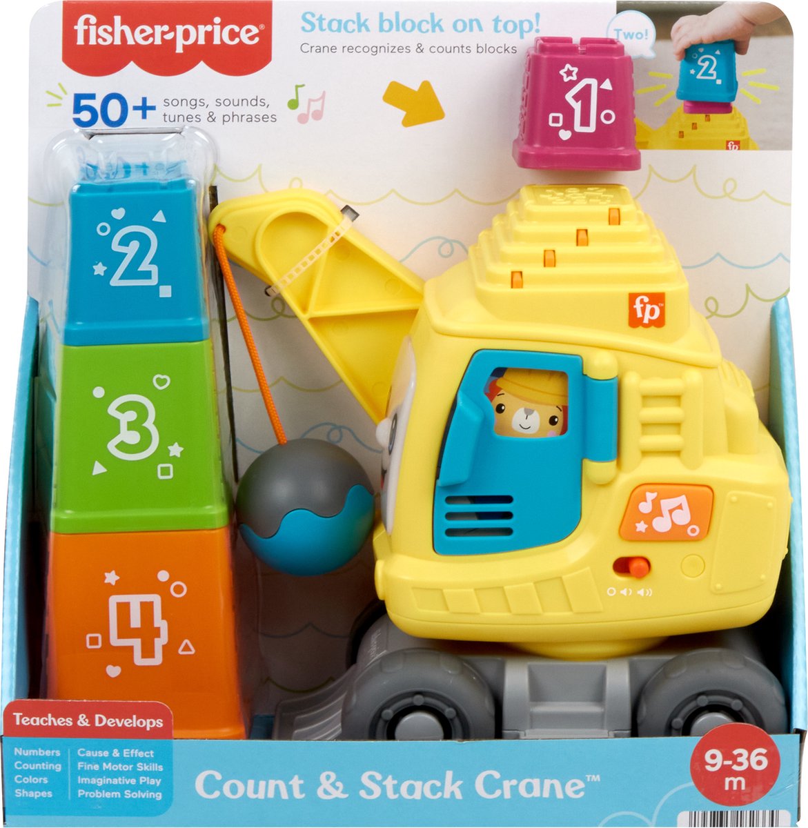 Fisher-Price Tel- en Stapelkraan