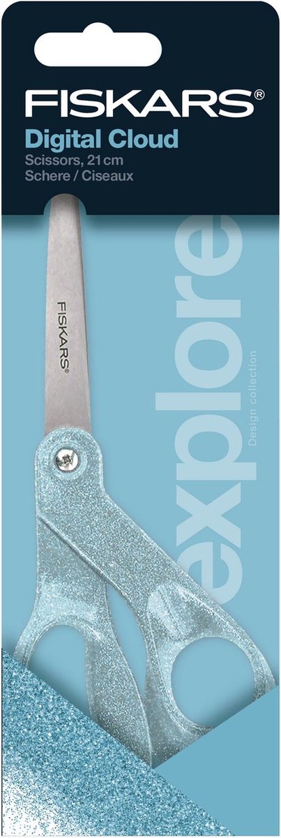 Fiskars Universal Scissors Digital Cloud 21cm