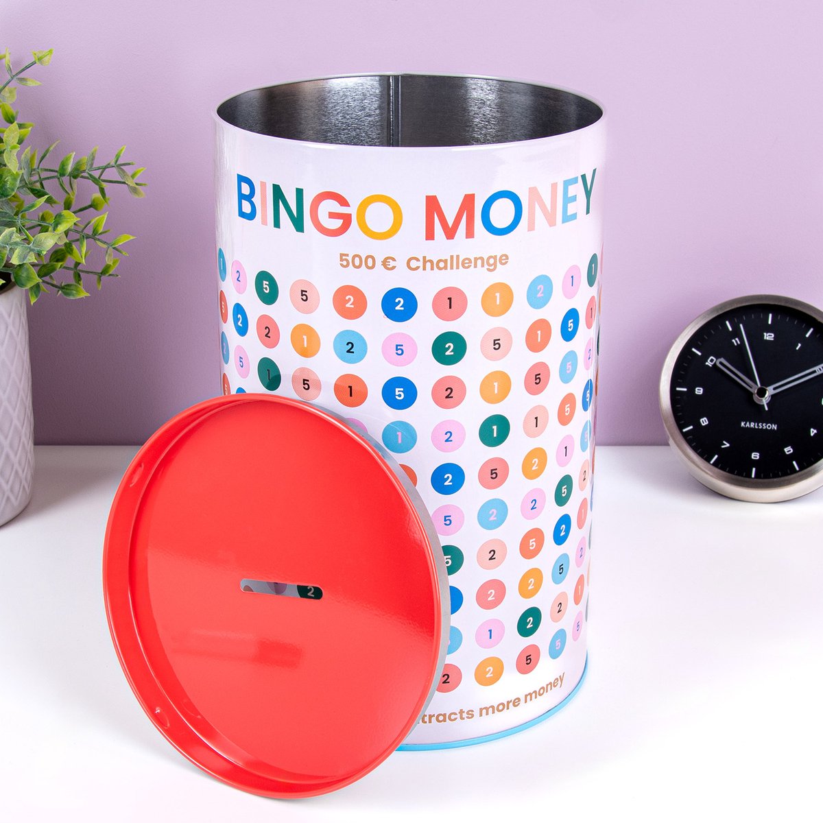 Bingo Spaarblik Met Stift van Fisura