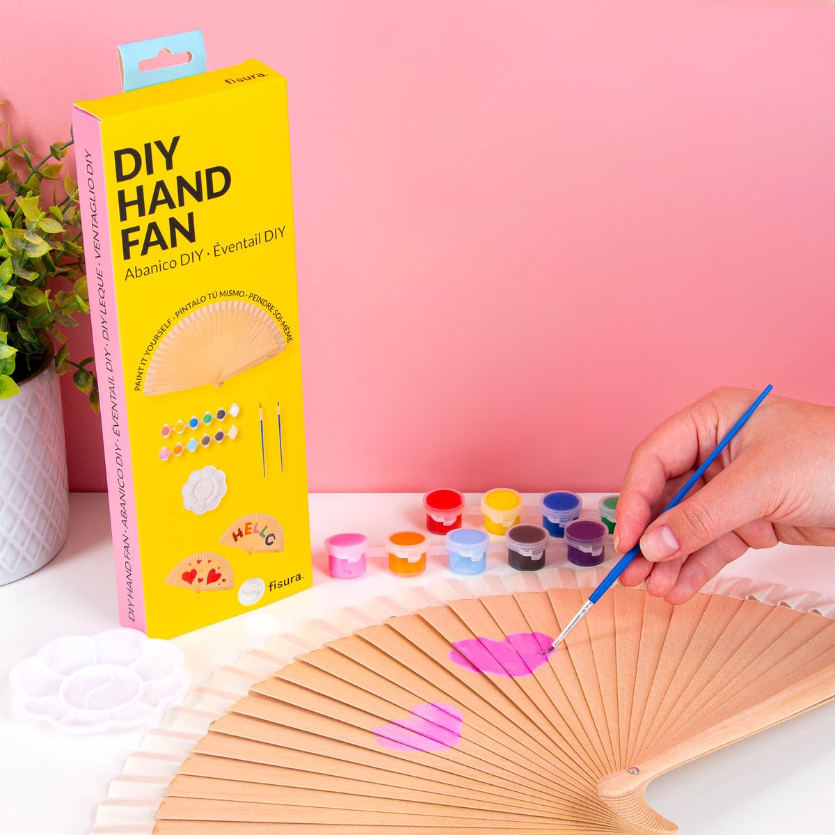 Fisura DIY houten waaier