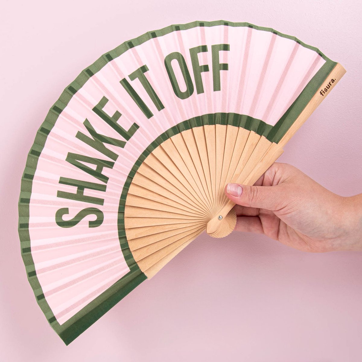 Fisura Houten waaier Shake It Off