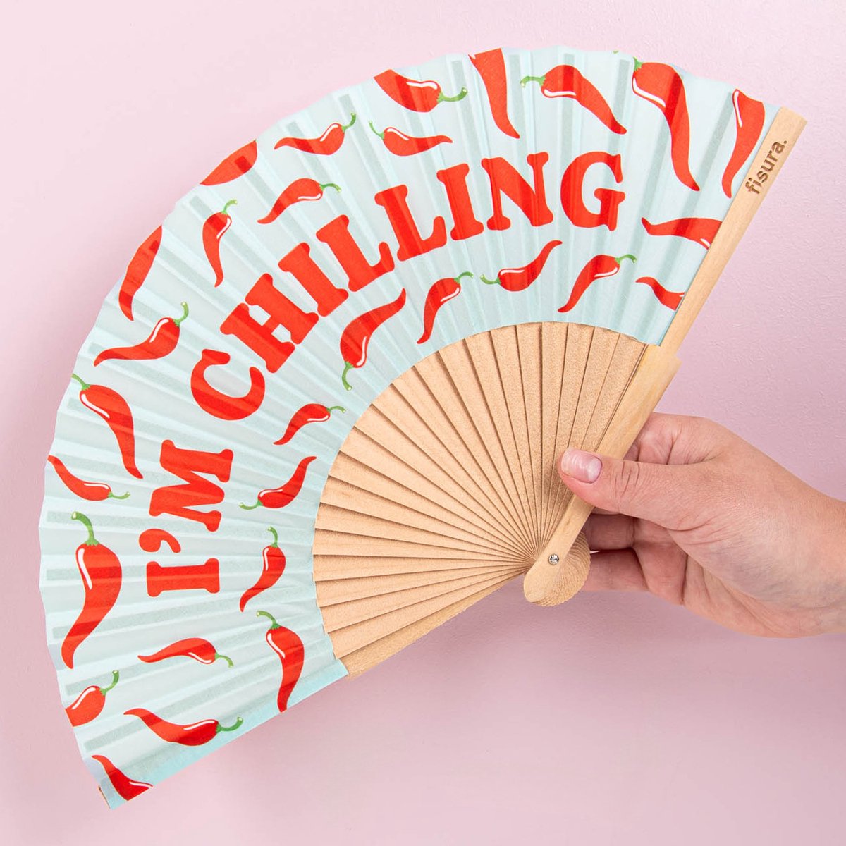 Houten waaier Im Chilling van Fisura