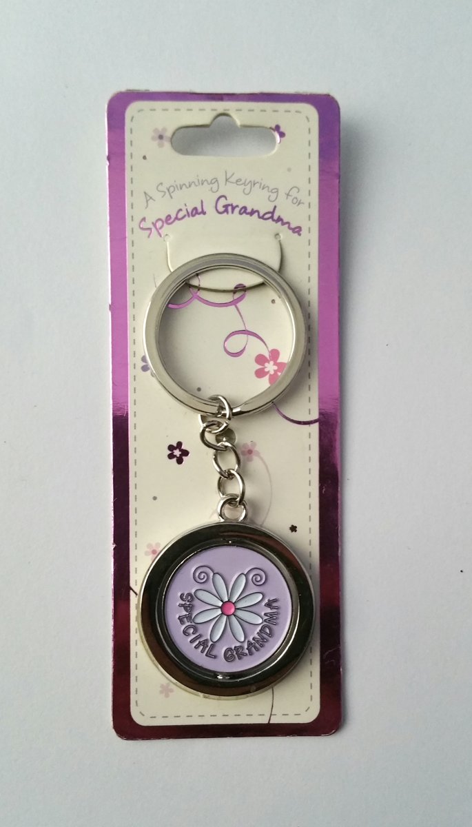   Spinning keyring for Special Grandma