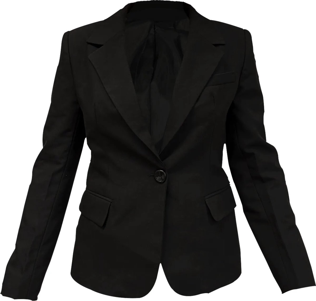 Fjesta© Carnavalsjas dames zwart - Maat XL - Carnavalskleding Dames - Carnaval