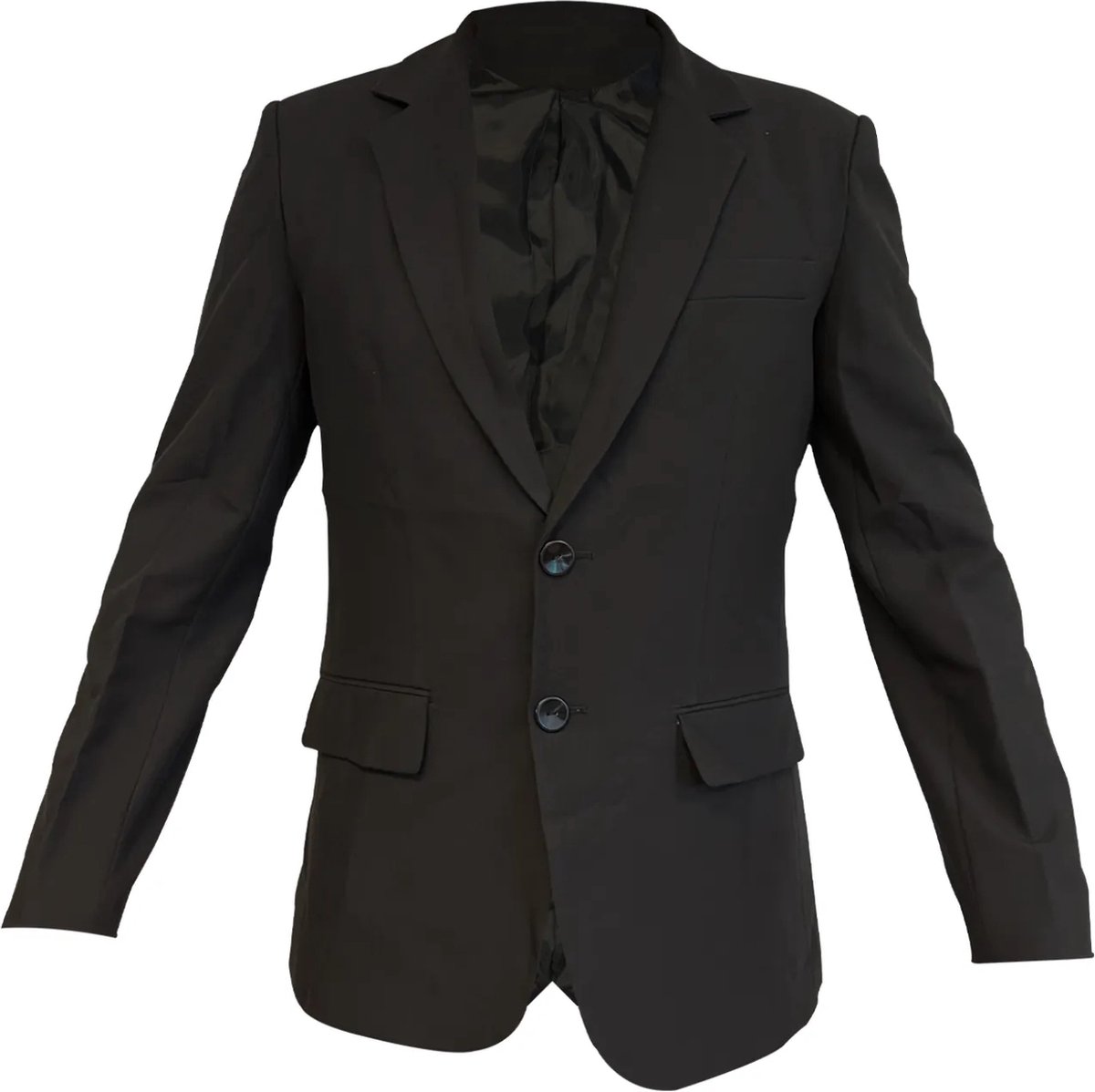 Fjesta© Carnavalsjas heren zwart - Maat S - Carnavalskleding Heren - Carnaval