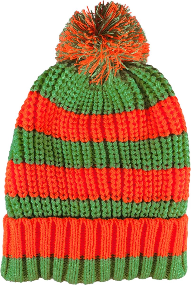 Fjesta© Grof gebreide Kruikenstad muts - Bolletje