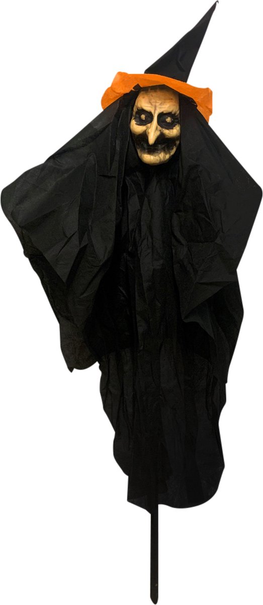 Fjesta© Halloween heks op stok - 107cm