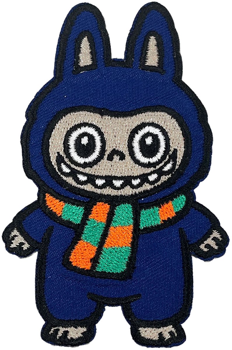 Fjesta© Kruikenstad embleem - Blauwe griezelpop