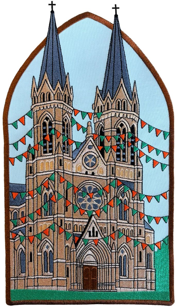 Fjesta© Kruikenstad embleem - Rugembleem Heuvelse kerk