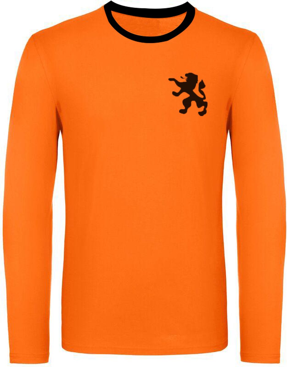 Oranje shirt Nederlands elftal - Koningsdag kleding - Oranje kleding - Maat XL - Unisex - Fjesta