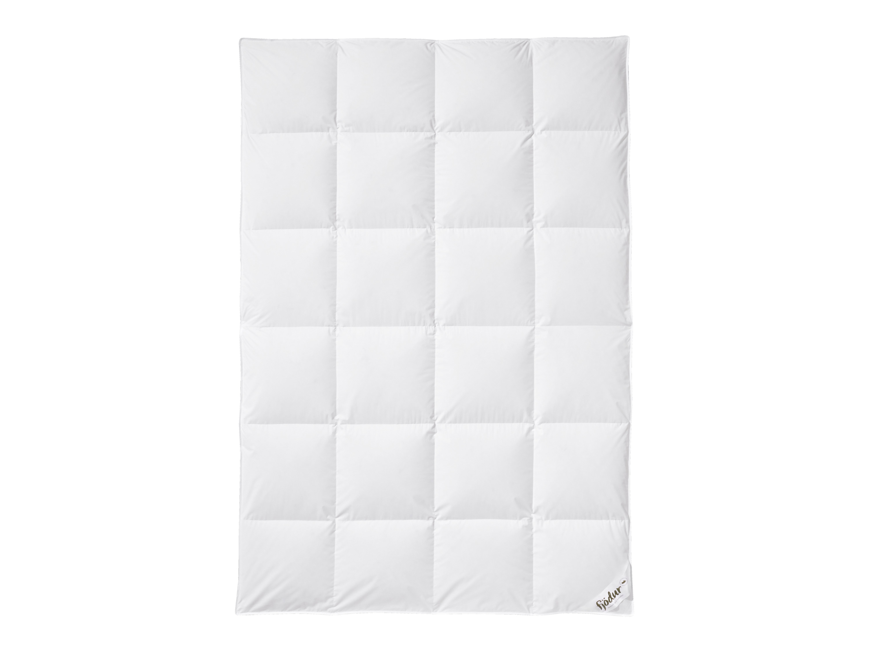 Fjödur Luxus ganzendonzen cassette-dekbed, extra warm (155 x 220 cm)