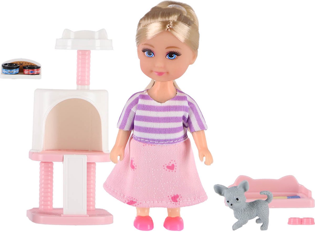 Pop Fleur 11cm Speelset Huisdier