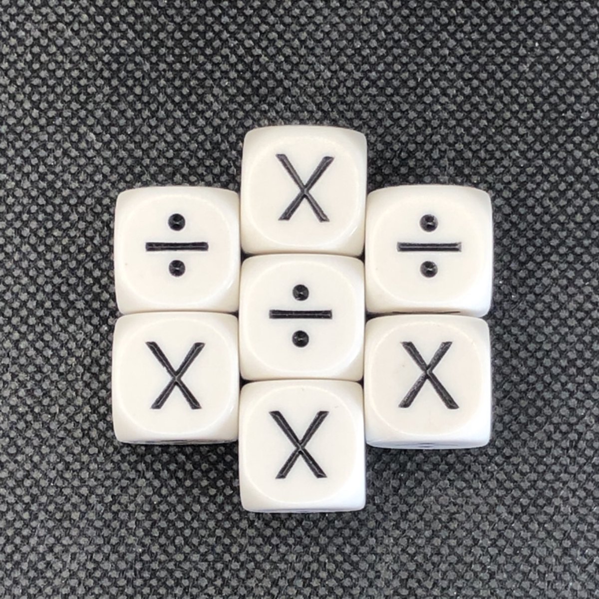 Dobbelstenen rekenen: keer en delen, 10 st.