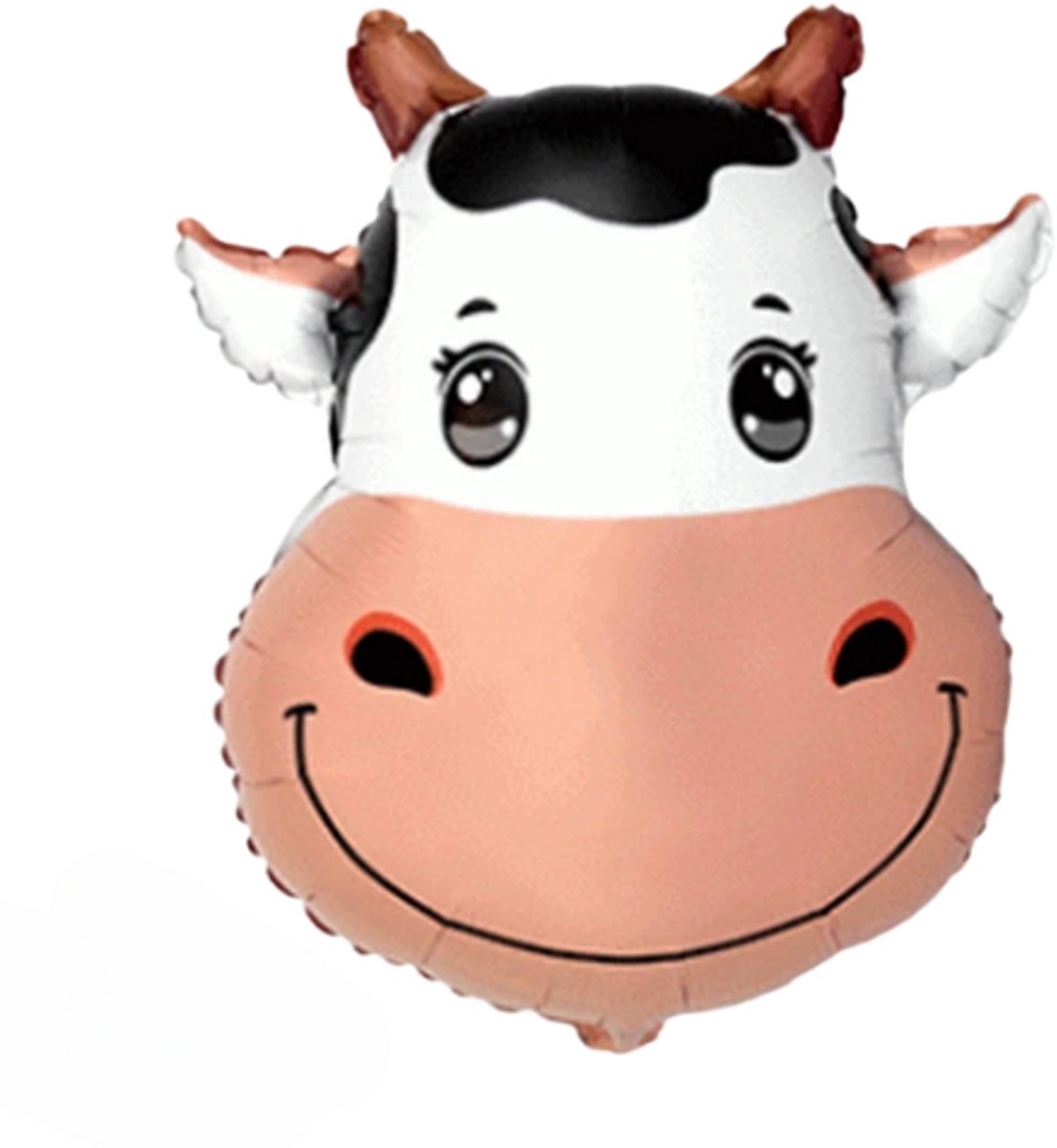 24 inch (60 cm) Flexmetal Cow Head folie ballon - Feestjecreatief