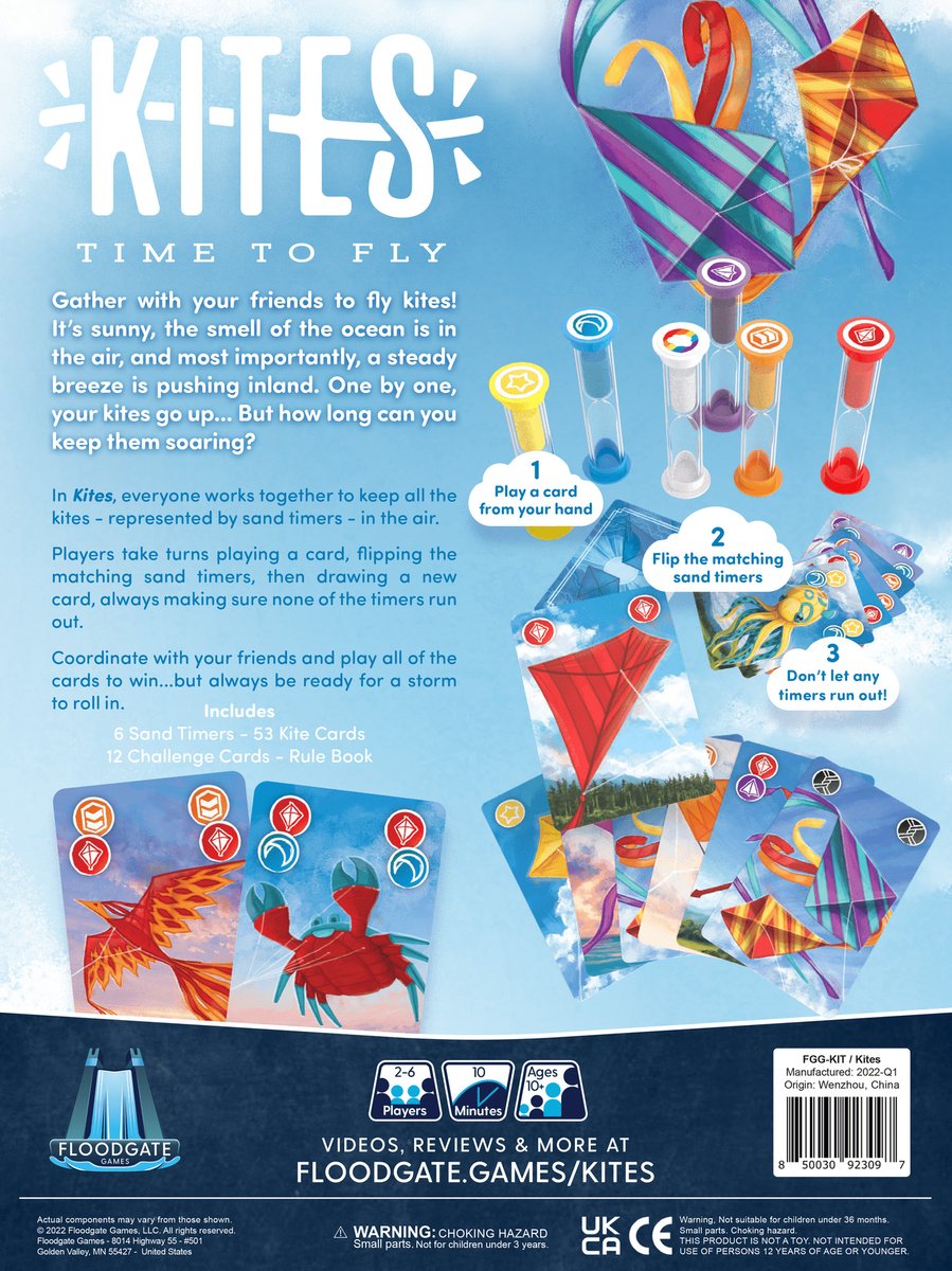 Kites - Spel - Kaartspel - Partyspel - Engelstalig