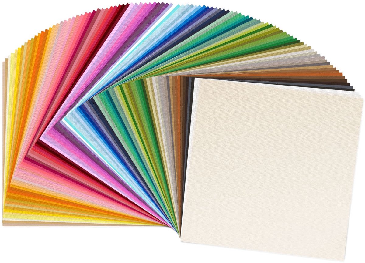 Florence Cardstock - Multipack - 30,5 x 30,5 cm - 100 vellen - Textuur - 216 g