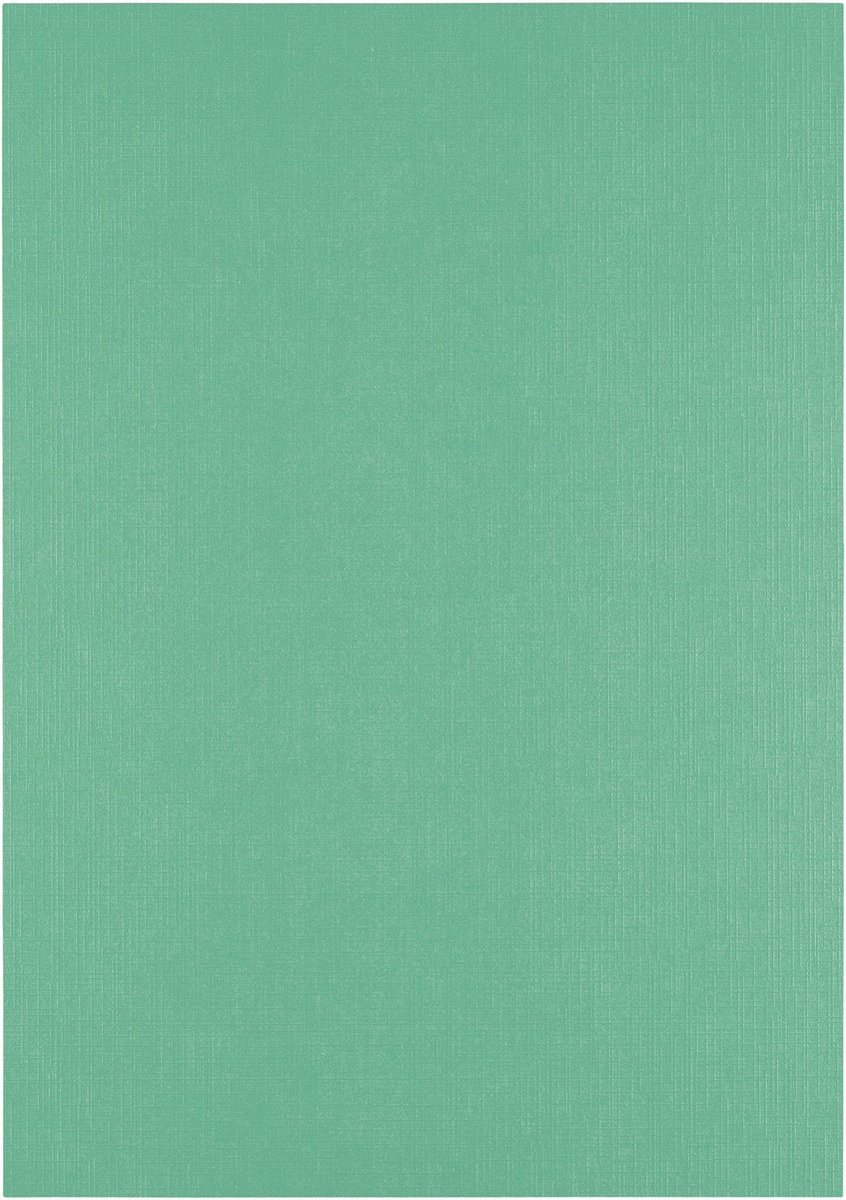 Florence Cardstock Linnenkarton - Holly (Groen) - Gekleurd Papier - A4 - 100 vellen - Textuur - 250 g