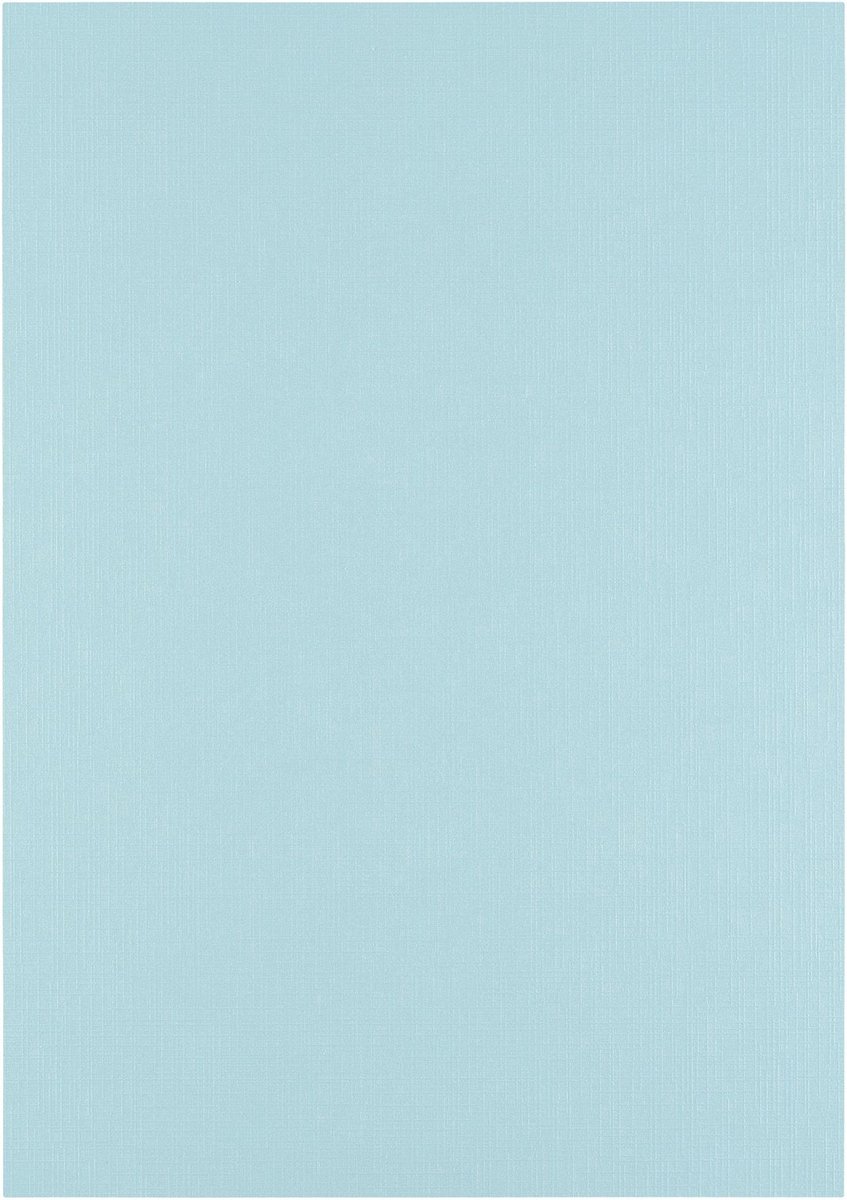 Florence Cardstock Linnenkarton - Ocean (Blue) - Gekleurd Papier - A4 - 100 vellen - Textuur - 250 g