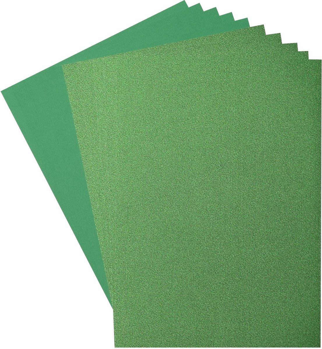 Florence Glitter papier en cardstock Set A4 2x5 vellen Gre