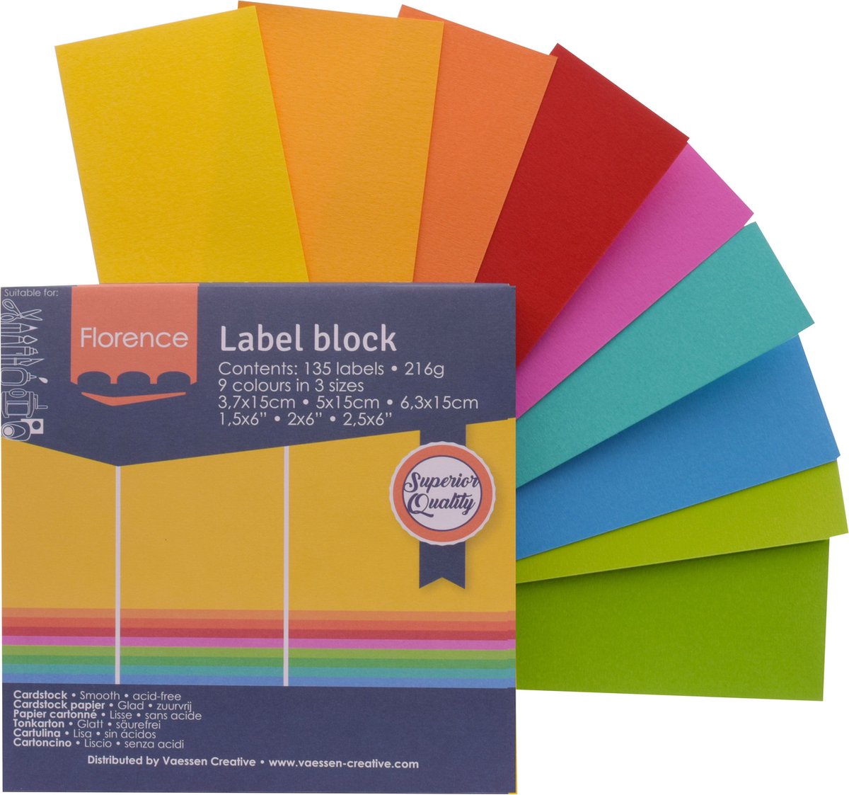 Florence Label Blok 3 Maten Brights