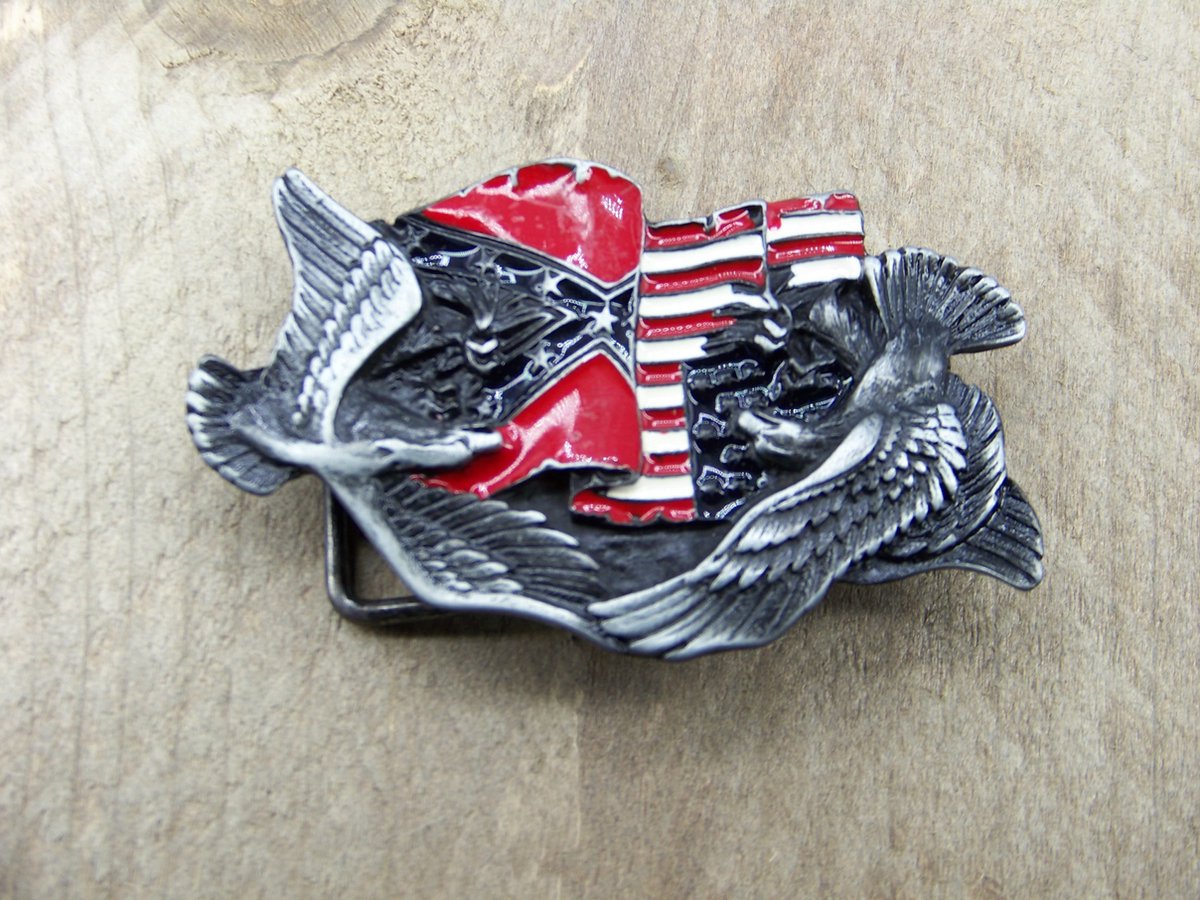 Gesp voor wisselriem Swan Flag