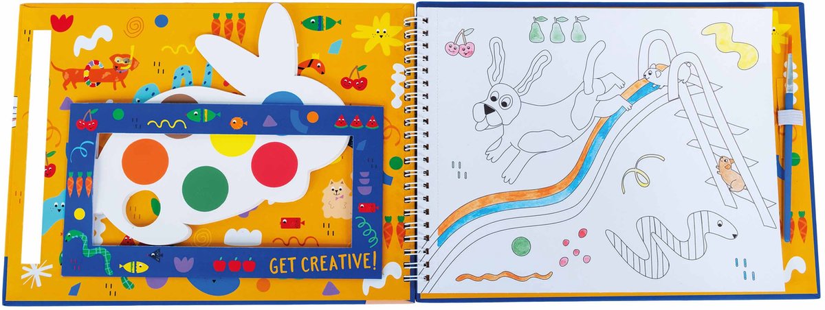 47P5944 - Floss&Rock Huisdieren Mijn Schilder boek